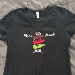 Black Kids Shirt with Embroidered Design